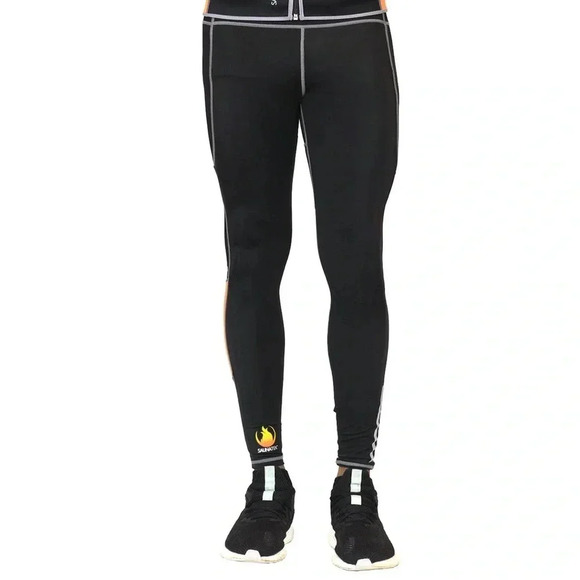 SaunaTek MEN'S PANELED NEOPRENE LEGGING - Picture 4 of 6